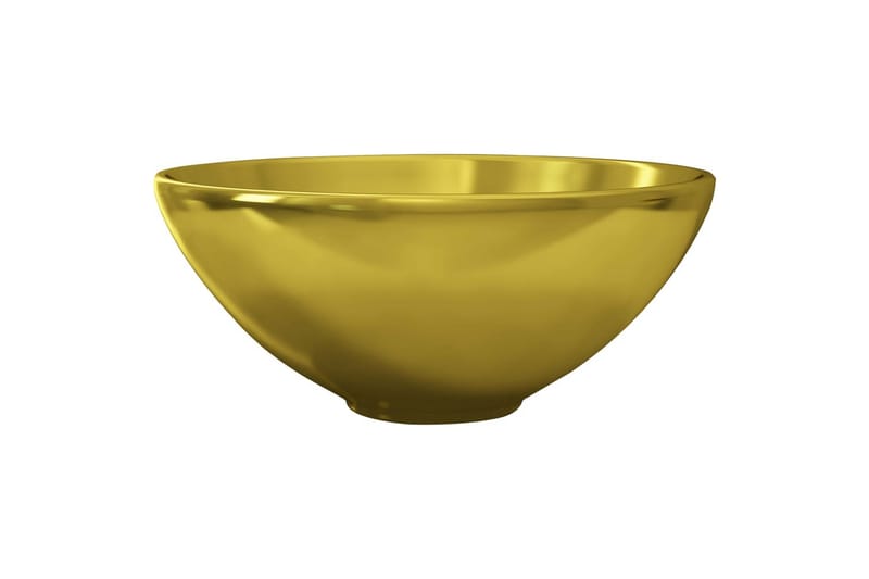Vask 32,5x14 cm keramikk gull - Enkel vask