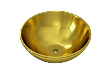 Vask 32,5x14 cm keramikk gull - Hus & oppussing - Kjøkken & bad - Baderom - Servant og håndvask - Enkel vask