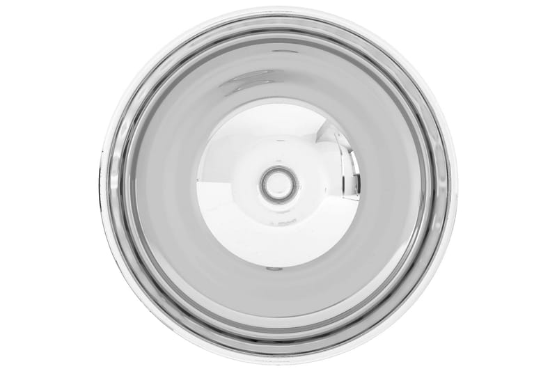 Vask 32,5x14 cm keramikk sølv - Enkel vask