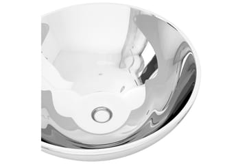 Vask 32,5x14 cm keramikk sølv - Hus & oppussing - Kjøkken & bad - Baderom - Servant og håndvask - Enkel vask