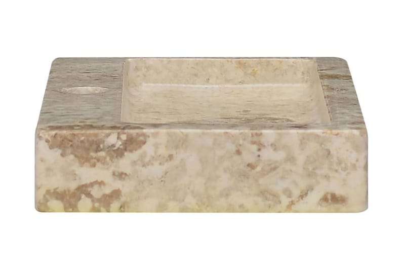 Vask 38x24x6,5 cm marmor kremhvit - Krem - Hus & oppussing - Kjøkken & bad - Baderom - Servant og håndvask - Enkel vask