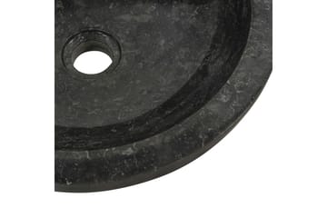 Vask 40x12 cm marmor svart - Hus & oppussing - Kjøkken & bad - Baderom - Servant og håndvask - Enkel vask