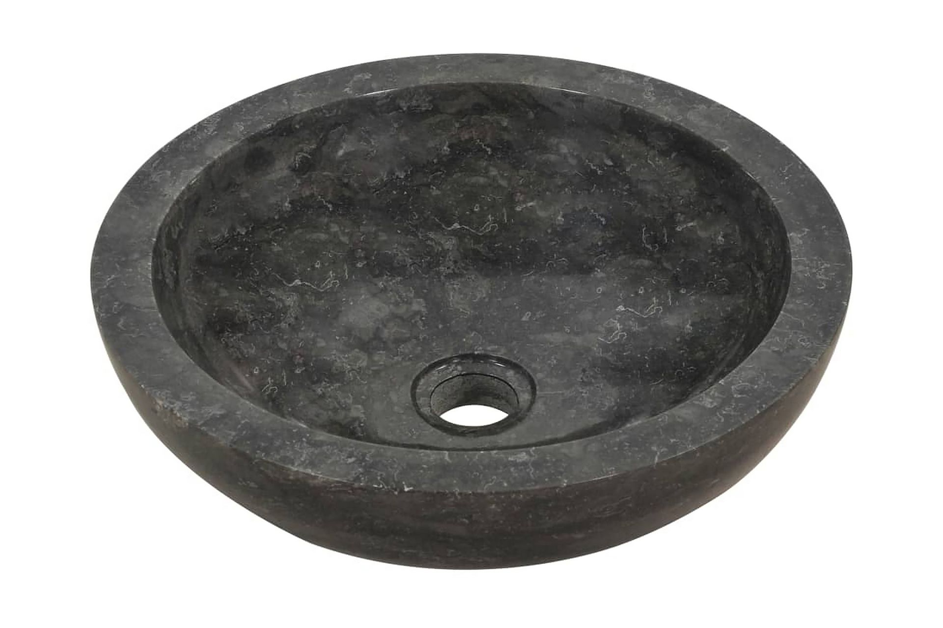 Vask 40x12 cm marmor svart - Hus & oppussing - Kjøkken & bad - Baderom - Servant og håndvask - Enkel vask