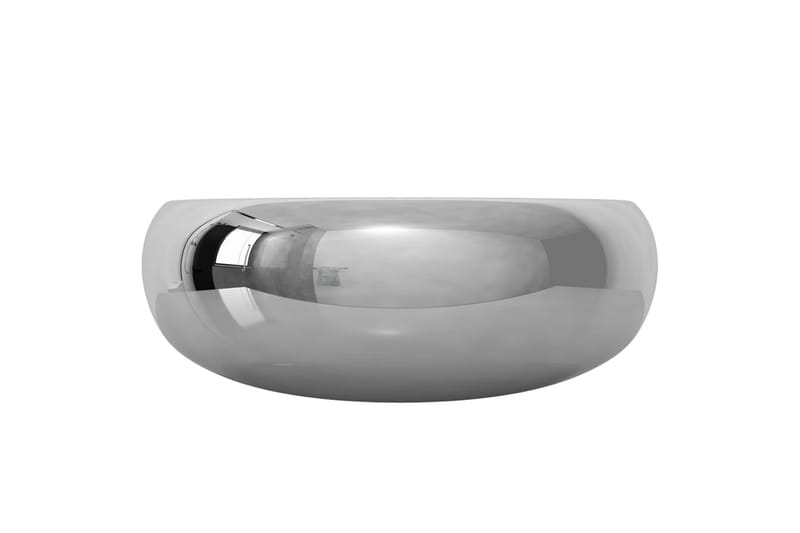 Vask 40x15 cm keramikk sølv - Hus & oppussing - Kjøkken & bad - Baderom - Servant og håndvask - Enkel vask