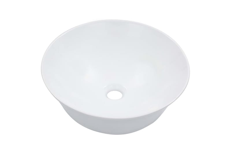 Vask 41x12,5 cm keramikk hvit - Hus & oppussing - Kjøkken & bad - Baderom - Servant og håndvask - Enkel vask