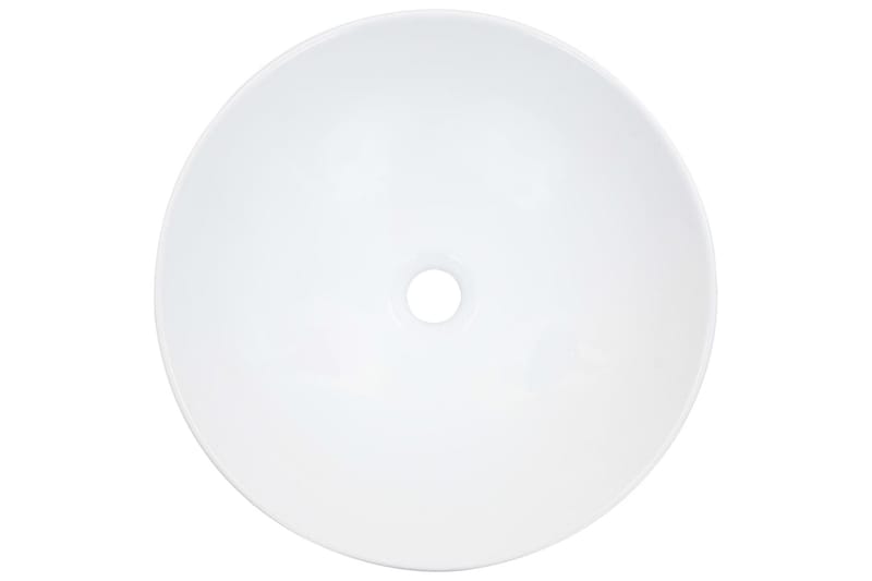 Vask 41x12,5 cm keramikk hvit - Enkel vask