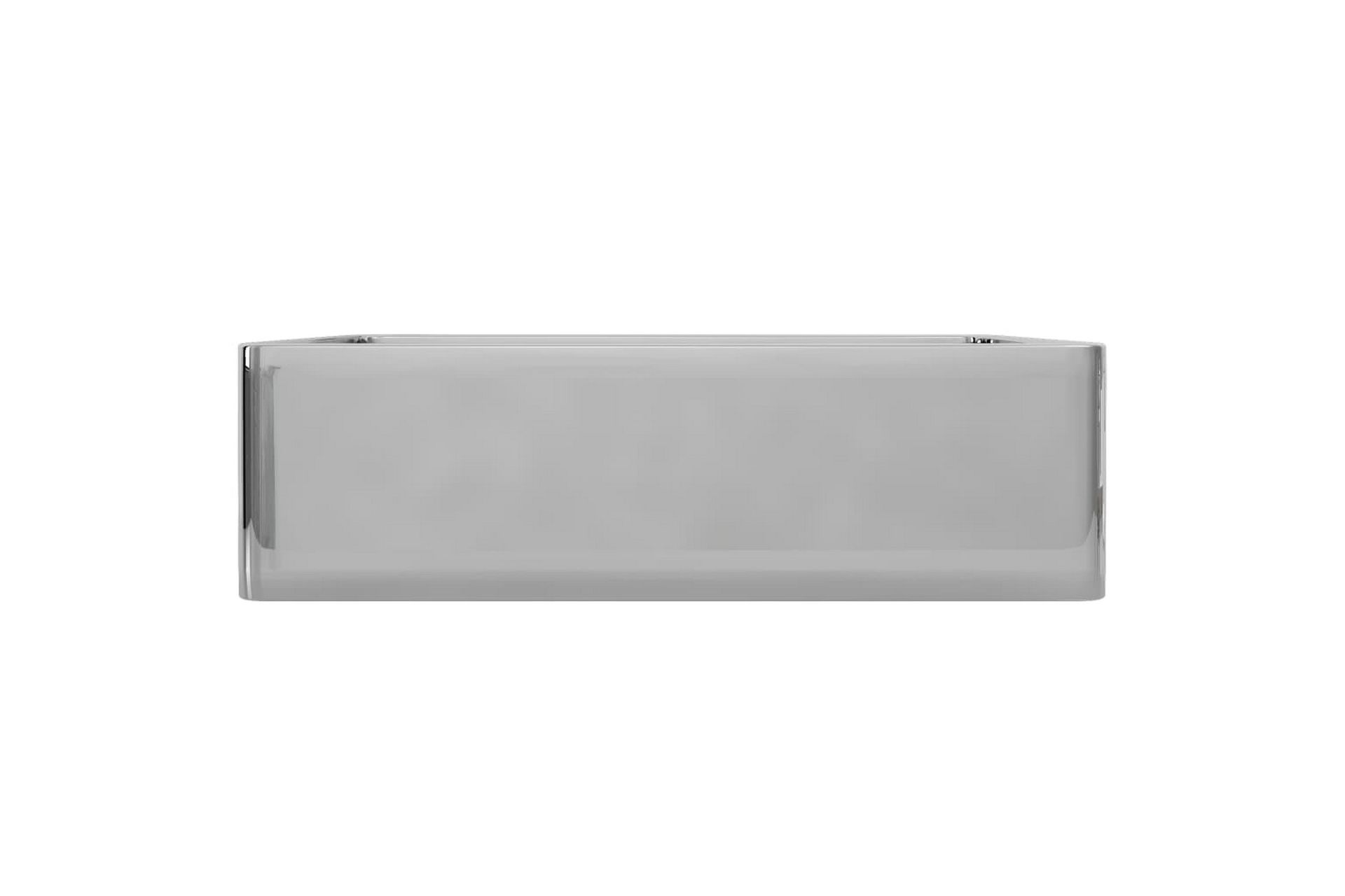 Vask 41x30x12 cm keramikk sølv - Hus & oppussing - Kjøkken & bad - Baderom - Servant og håndvask - Enkel vask
