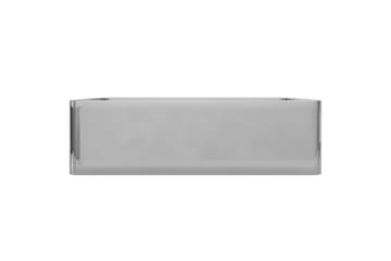 Vask 41x30x12 cm keramikk sølv - Hus & oppussing - Kjøkken & bad - Baderom - Servant og håndvask - Enkel vask