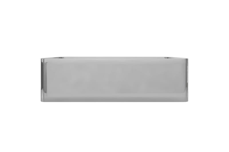 Vask 41x30x12 cm keramikk sølv - Hus & oppussing - Kjøkken & bad - Baderom - Servant og håndvask - Enkel vask