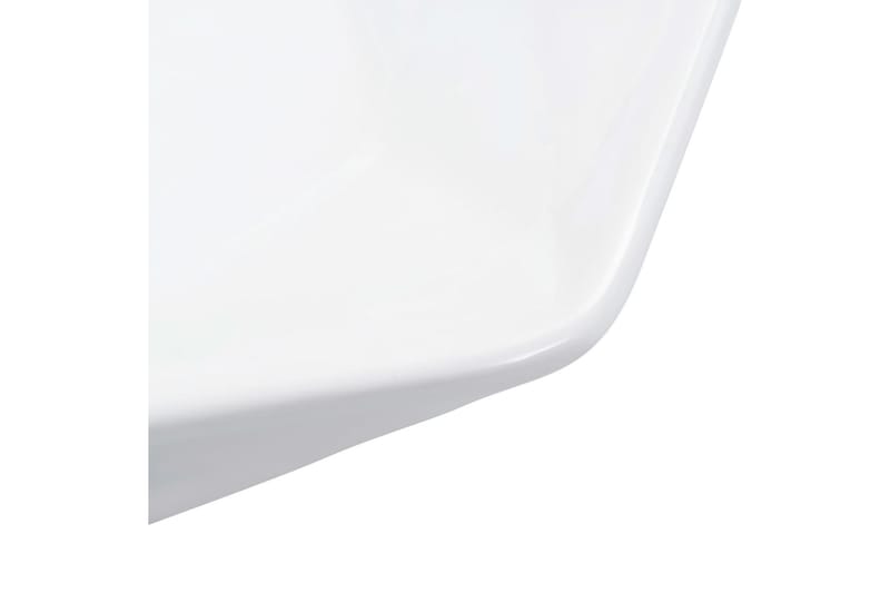 Vask 41x36,5x12 cm keramikk hvit - Hus & oppussing - Kjøkken & bad - Baderom - Servant og håndvask - Enkel vask