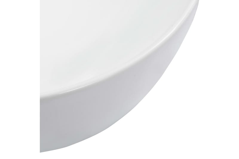 Vask 42,5x42,5x14,5 cm keramikk hvit - Enkel vask