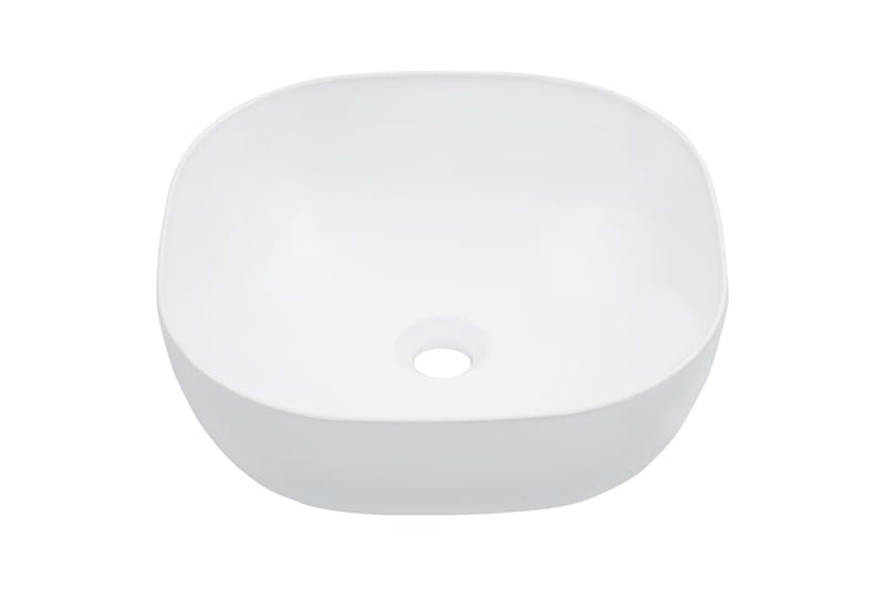 Vask 42,5x42,5x14,5 cm keramikk hvit - Hus & oppussing - Kjøkken & bad - Baderom - Servant og håndvask - Enkel vask