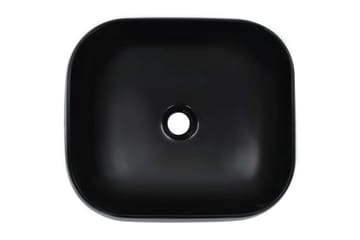Vask 44,5x39,5x14,5 cm keramikk svart - Hus & oppussing - Kjøkken & bad - Baderom - Servant og håndvask - Enkel vask