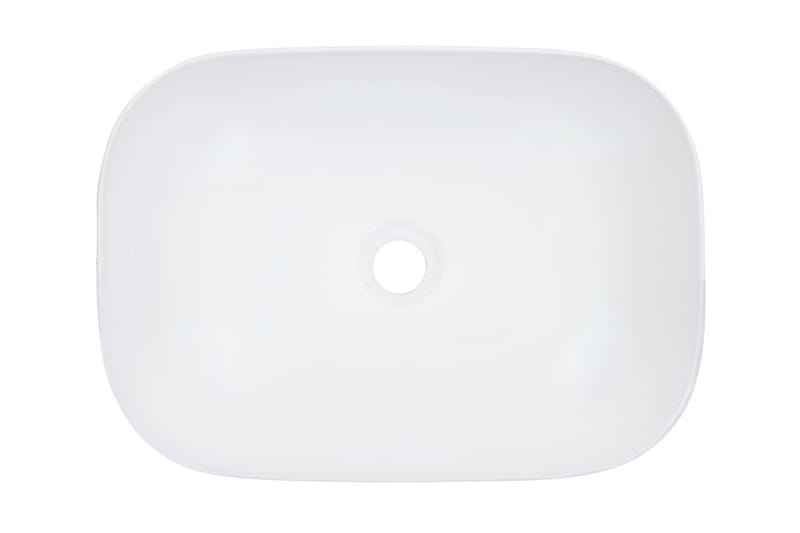 Vask 45,5x32x13 cm keramikk hvit - Hus & oppussing - Kjøkken & bad - Baderom - Servant og håndvask - Enkel vask