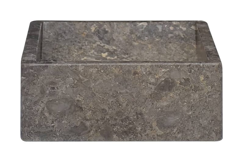 Vask 45x30x12 cm marmor grå - Grå - Hus & oppussing - Kjøkken & bad - Baderom - Servant og håndvask - Enkel vask