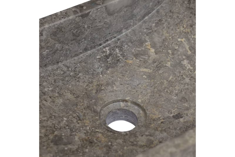 Vask 45x30x12 cm marmor grå - Grå - Hus & oppussing - Kjøkken & bad - Baderom - Servant og håndvask - Enkel vask