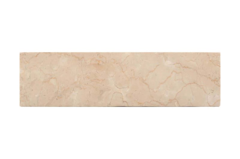 Vask 45x30x12 cm marmor krem - Hus & oppussing - Kjøkken & bad - Baderom - Servant og håndvask - Enkel vask