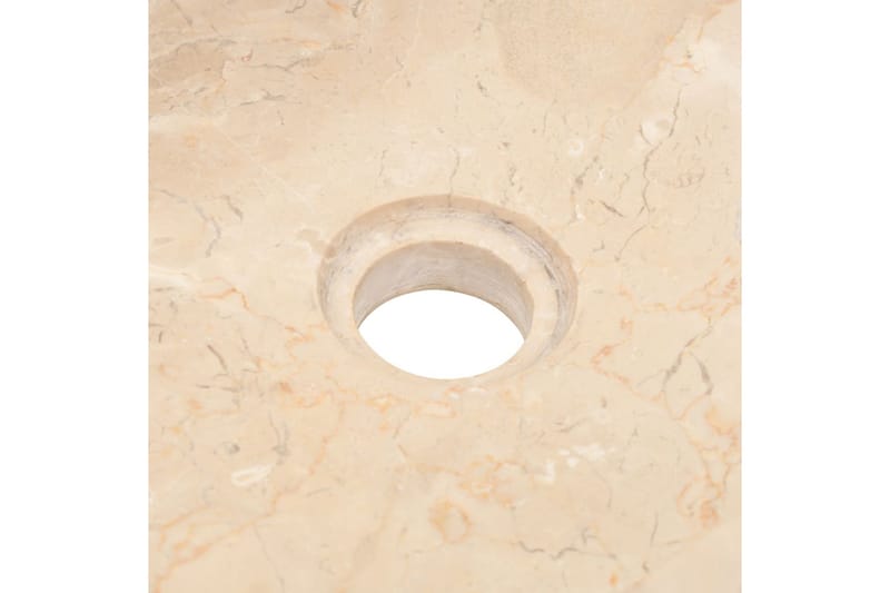 Vask 45x30x12 cm marmor krem - Hus & oppussing - Kjøkken & bad - Baderom - Servant og håndvask - Enkel vask