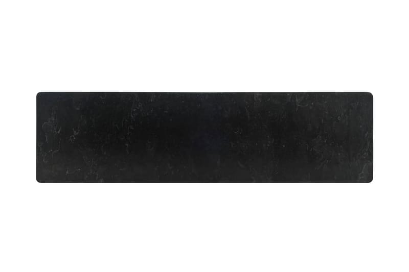 Vask 45x30x12 cm marmor svart - Enkel vask
