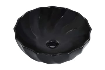 Vask 46x17 cm keramikk svart - Hus & oppussing - Kjøkken & bad - Baderom - Servant og håndvask - Enkel vask
