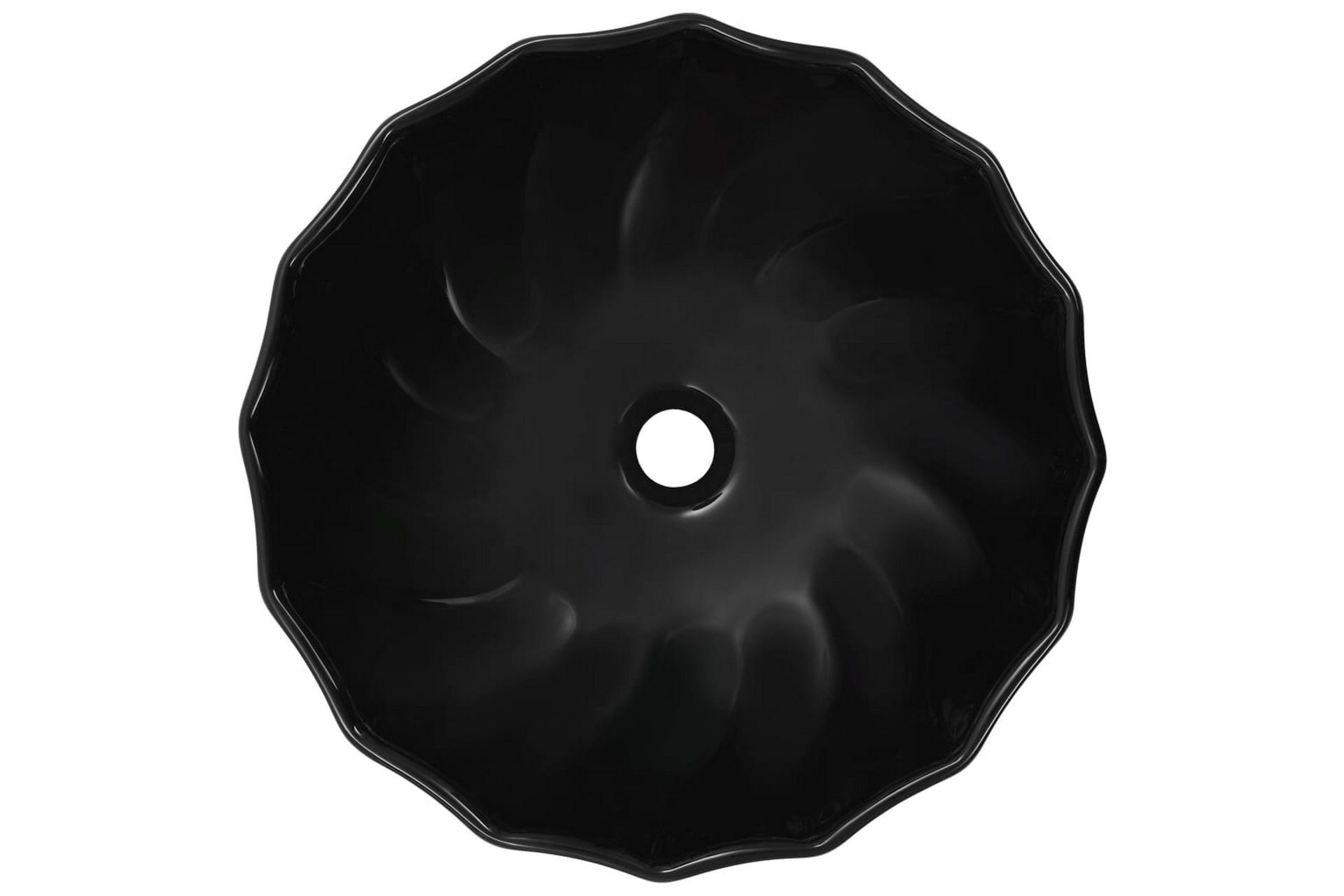 Vask 46x17 cm keramikk svart - Hus & oppussing - Kjøkken & bad - Baderom - Servant og håndvask - Enkel vask