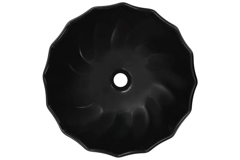 Vask 46x17 cm keramikk svart - Hus & oppussing - Kjøkken & bad - Baderom - Servant og håndvask - Enkel vask