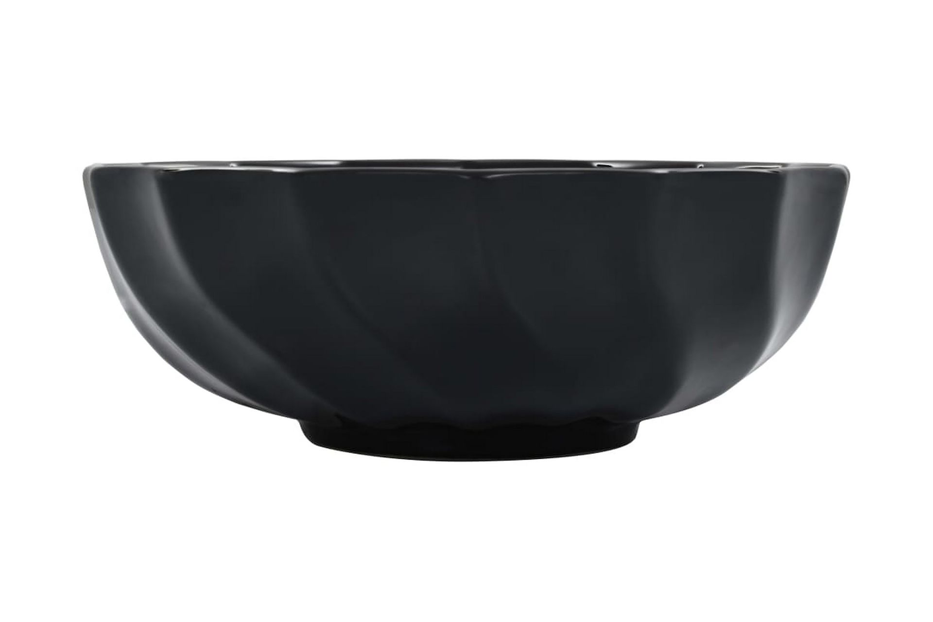 Vask 46x17 cm keramikk svart - Hus & oppussing - Kjøkken & bad - Baderom - Servant og håndvask - Enkel vask