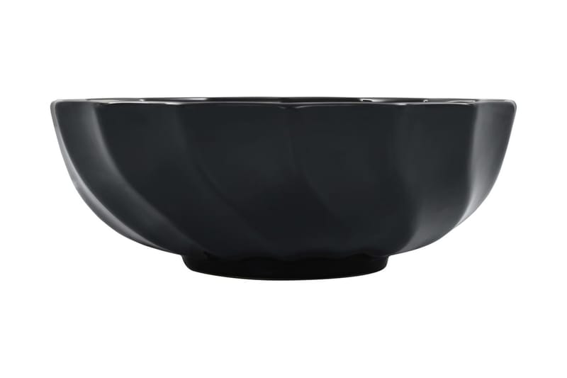 Vask 46x17 cm keramikk svart - Enkel vask