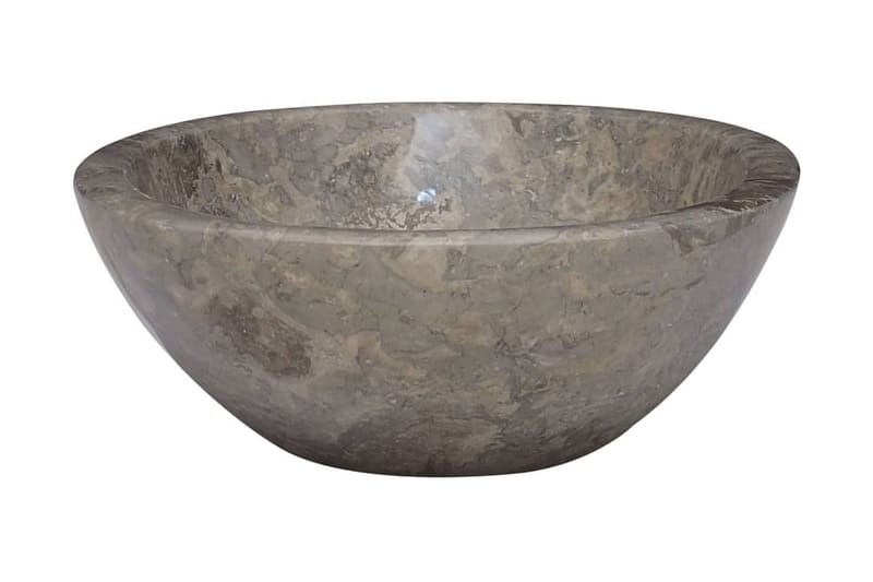 Vask 53x40x15 cm marmor grå - Grå - Enkel vask