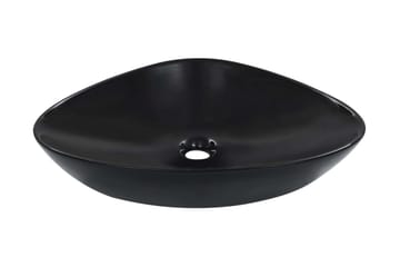 Vask 58,5x39x14 cm keramikk svart - Hus & oppussing - Kjøkken & bad - Baderom - Servant og håndvask - Enkel vask