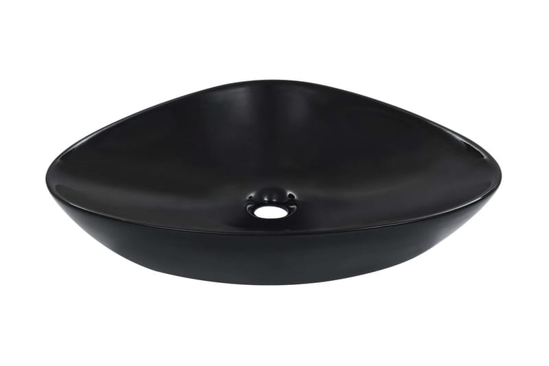 Vask 58,5x39x14 cm keramikk svart - Hus & oppussing - Kjøkken & bad - Baderom - Servant og håndvask - Enkel vask