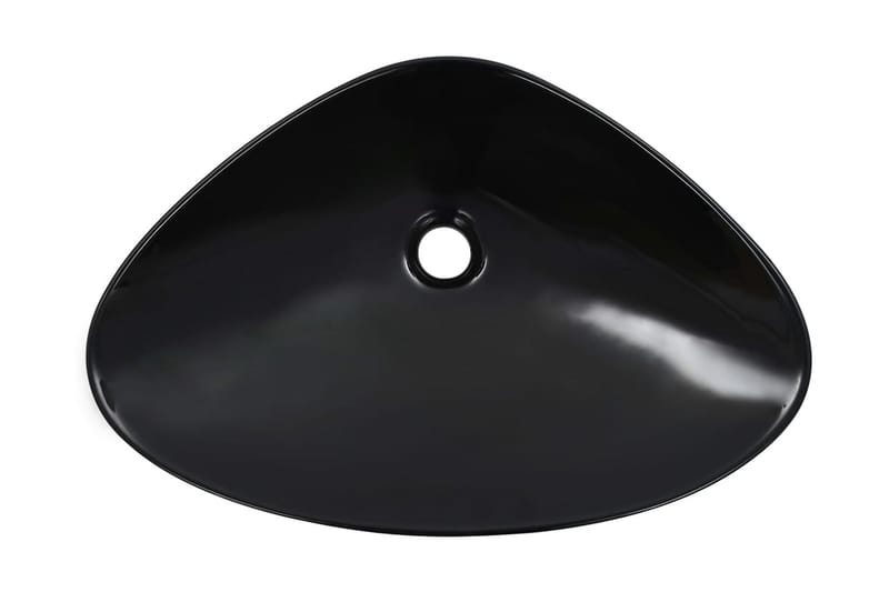 Vask 58,5x39x14 cm keramikk svart - Hus & oppussing - Kjøkken & bad - Baderom - Servant og håndvask - Enkel vask