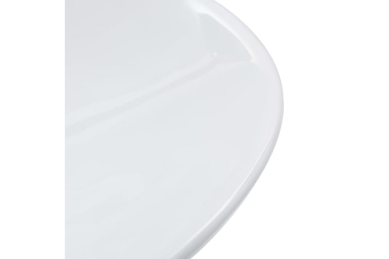 Vask 58,5x39x14 cm keramisk hvit - Enkel vask
