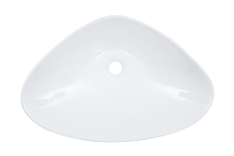 Vask 58,5x39x14 cm keramisk hvit - Hus & oppussing - Kjøkken & bad - Baderom - Servant og håndvask - Enkel vask