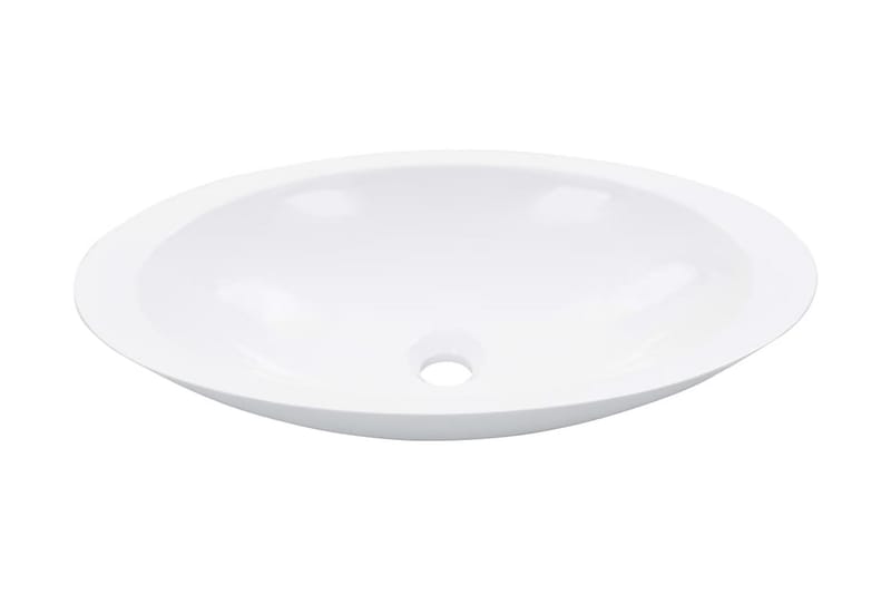 Vask 59,3x35,1x10,7 cm mineralstøpt/marmorstøpt hvit - Hus & oppussing - Kjøkken & bad - Baderom - Servant og håndvask - Enkel vask