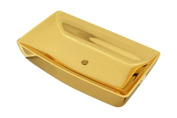 Vask 71x38x13,5 cm keramikk gull - Hus & oppussing - Kjøkken & bad - Baderom - Servant og håndvask - Enkel vask