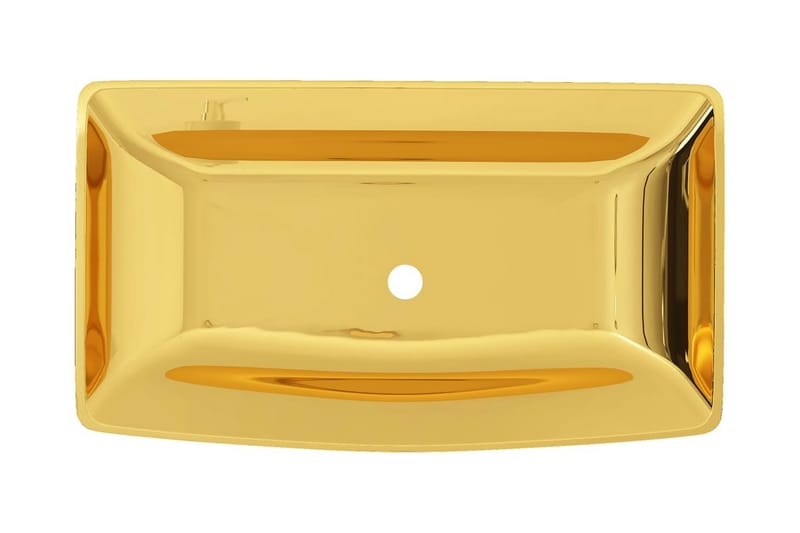 Vask 71x38x13,5 cm keramikk gull - Hus & oppussing - Kjøkken & bad - Baderom - Servant og håndvask - Enkel vask