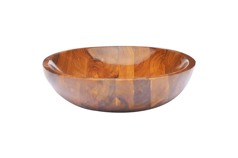 Vask heltre teak 60x40x10 cm - Brun - Hus & oppussing - Kjøkken & bad - Baderom - Servant og håndvask - Enkel vask