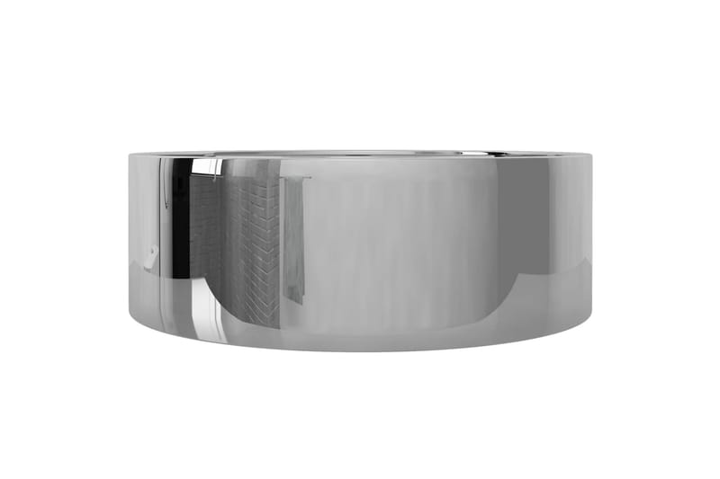 Vask med overløpsfunksjon 46,5x15,5 cm keramikk sølv - Hus & oppussing - Kjøkken & bad - Baderom - Servant og håndvask - Enkel vask