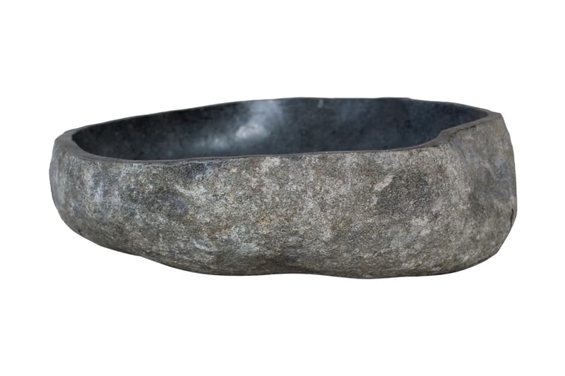 Vaskeservant oval elvestein 38-45 cm - Hus & oppussing - Kjøkken & bad - Baderom - Servant og håndvask - Enkel vask
