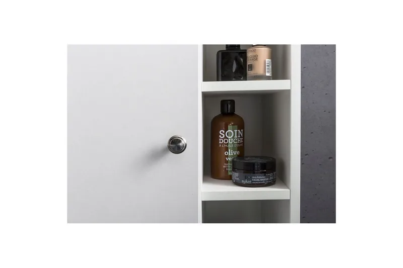 Servantensokkel Wohnling Foliert Sponplate 1 Dør 6 Lagringshyller Moderne - Hus & oppussing - Kjøkken & bad - Baderom - Servant og håndvask - Enkel vask