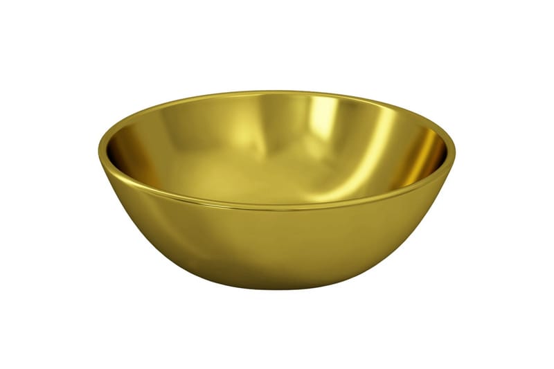 Vask 28x10 cm keramikk gull - Enkel vask