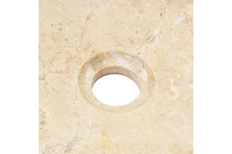 Vask 40x12 cm marmor krem - Enkel vask