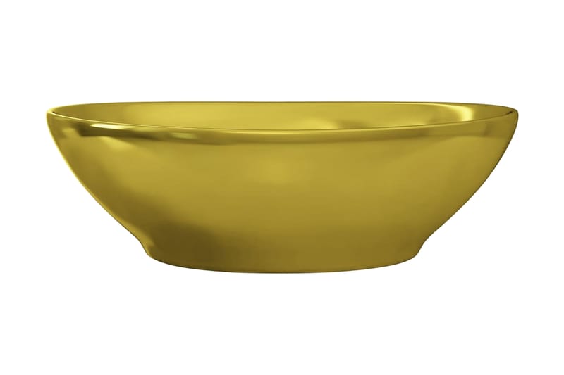 Vask 40x33x13,5 cm keramisk gull - Enkel vask