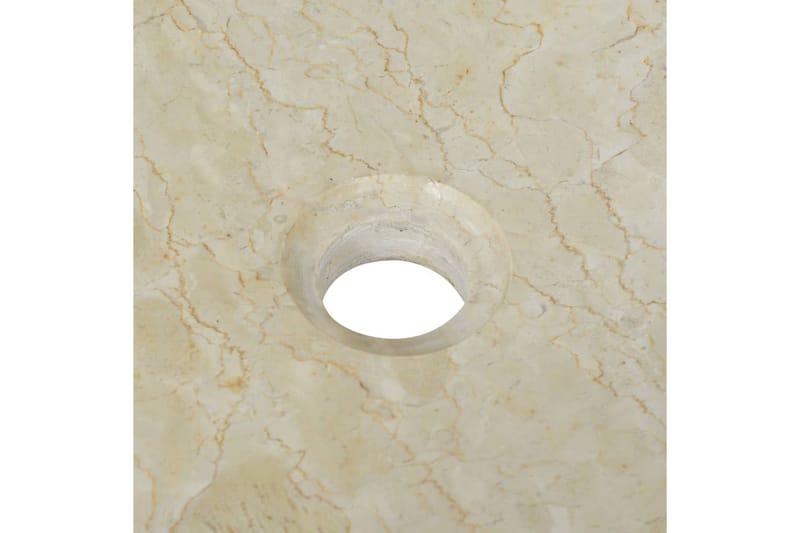 Vask 50x35x12 cm marmor krem - Enkel vask