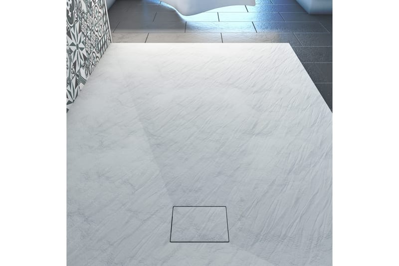 Siggeboda Dusjkar 90x140 cm - hvit - Hus & oppussing - Kjøkken & bad - Baderom - Dusjutstyr & tilbehør