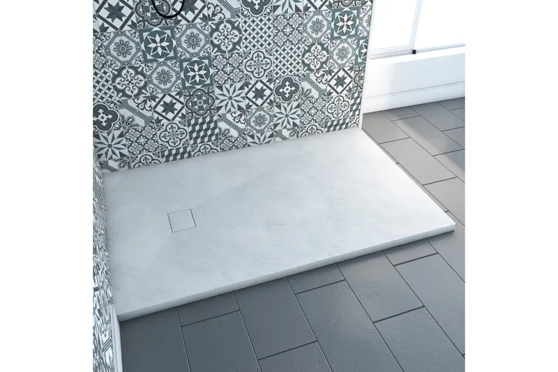 Siggeboda Dusjkar 90x140 cm - hvit - Hus & oppussing - Kjøkken & bad - Baderom - Dusjutstyr & tilbehør