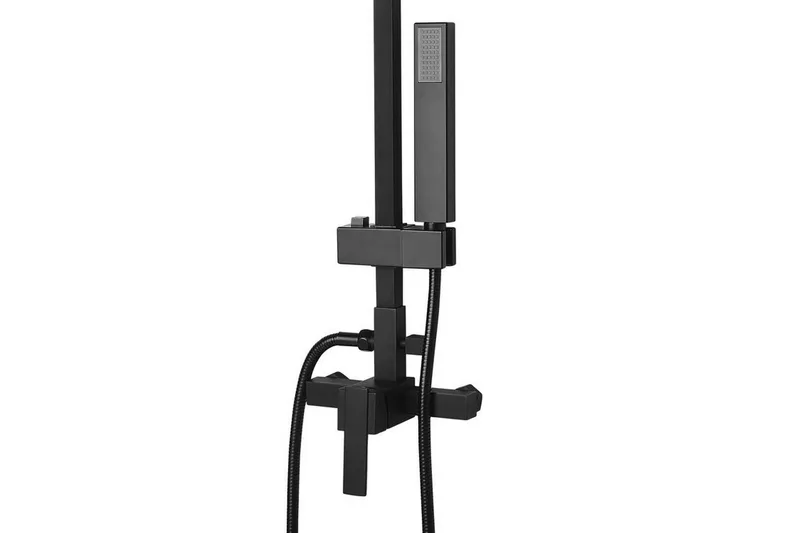 Tagbo Dusjsett med Takdusj - Matt svart - Hus & oppussing - Kjøkken & bad - Baderom - Dusjutstyr & tilbehør