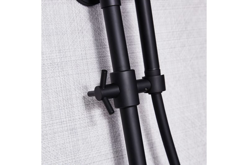 Takdusjsett med blandebatteri | Brusa - Svart - Hus & oppussing - Kjøkken & bad - Baderom - Dusjutstyr & tilbehør