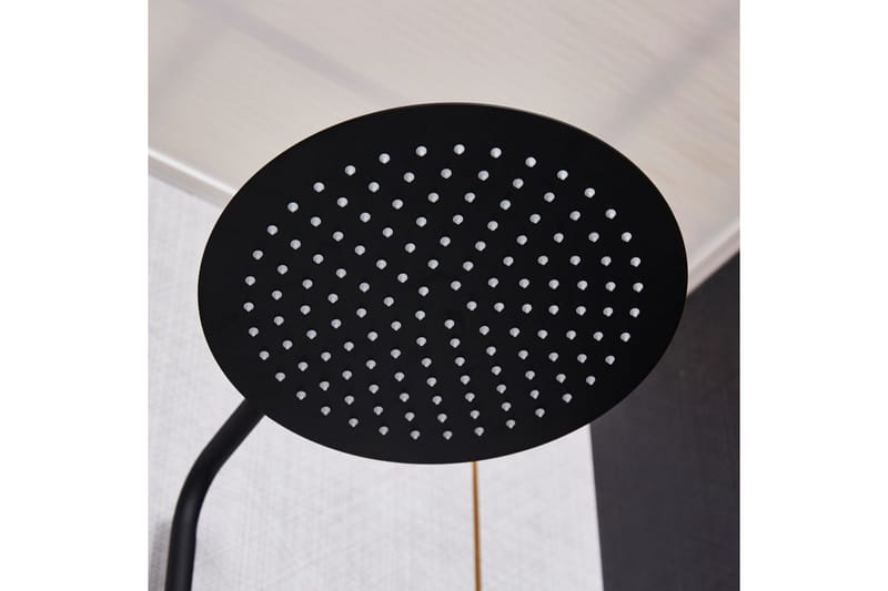 Takdusjsett med blandebatteri | Brusa - Svart - Hus & oppussing - Kjøkken & bad - Baderom - Dusjutstyr & tilbehør